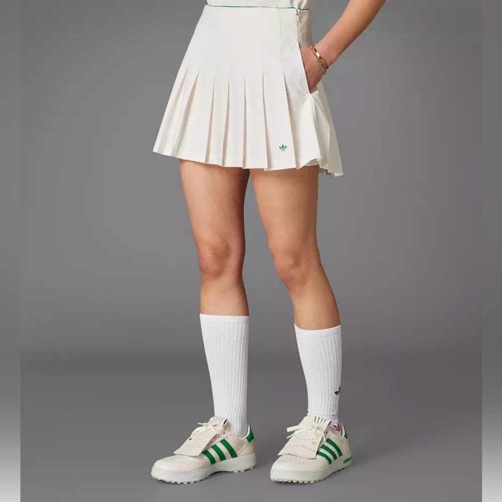 adidas Originals Women's 14" Pleated Golf Skort in Chalk White